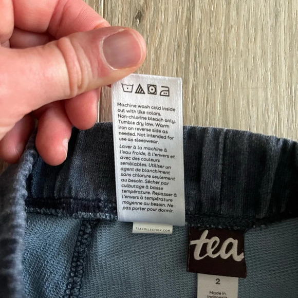 Tea Collection Toddler Girls Twirl Skirt Deep Blue Tie Dye - Size 2 - Picture 3 of 5